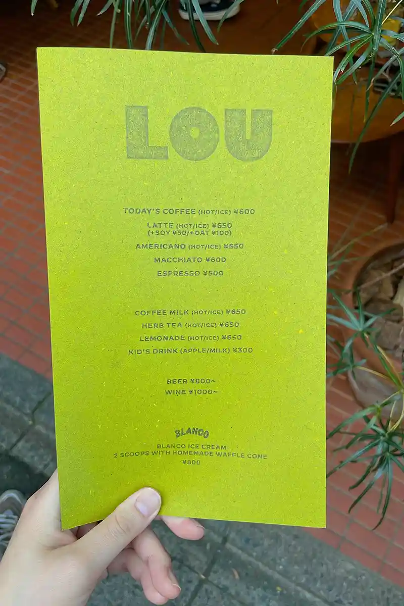 lou menu