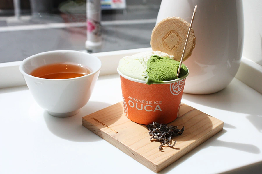 JAPANESE CAFE OUCAのアイス