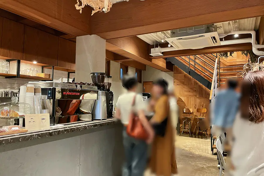 COFFEE VALLEYの店内